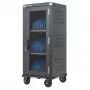Manhattan 181471 USB-C-oplaadkar met 30 vakken, 30 W per poort, zwart
