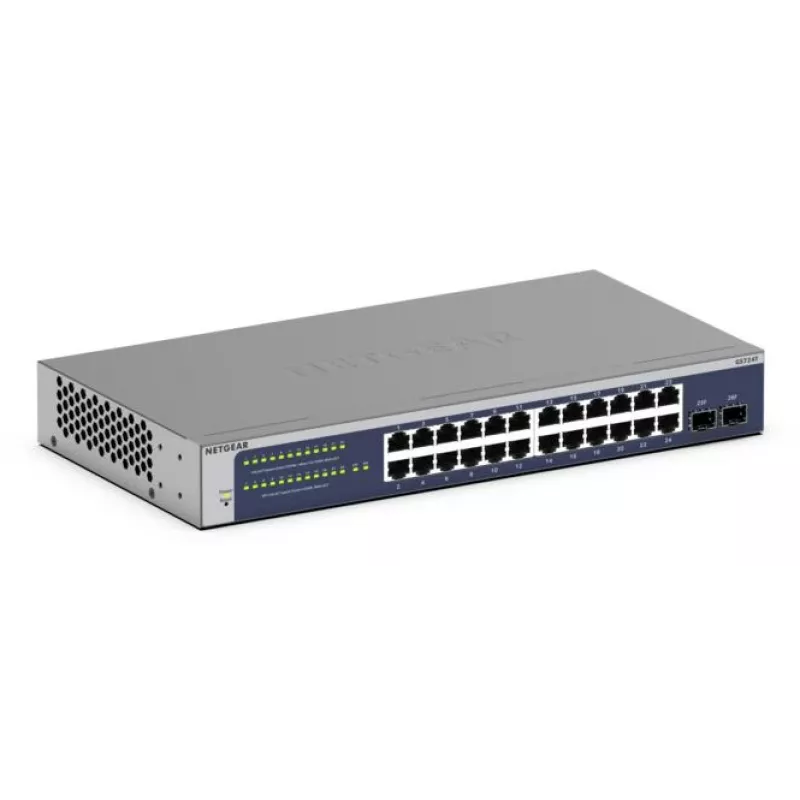 NETGEAR GS724T-600EUS Smart Managed Gigabit-switch 24 poorten 2x SFP