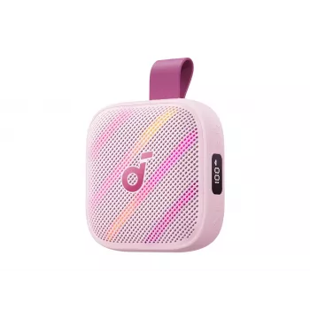 Anker Soundcore Boom Go 3i draagbare Bluetooth-speaker, 15 W, waterdicht, roze