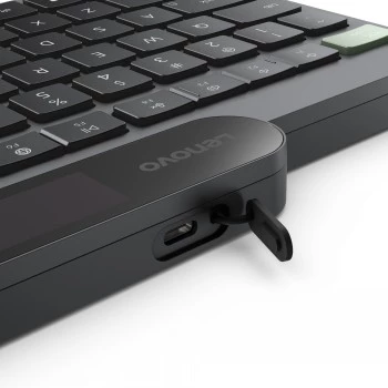 Lenovo Zelfopladend Bluetooth Toetsenbord Nordic (Fins/Zweeds) Storm Grey