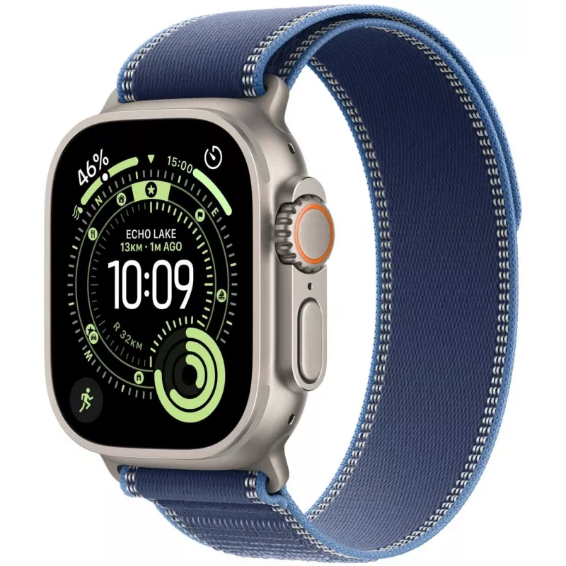 Apple Watch Series 9 GPS + Cellular 45mm Midnight Aluminium Behuizing met Midnight Sport Band M/L