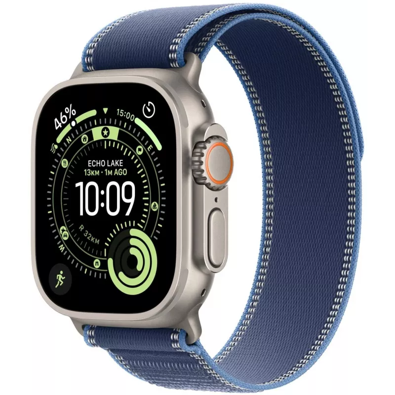 Apple Watch Series 9 GPS + Cellular 45mm Midnight Aluminium Behuizing met Midnight Sport Band
