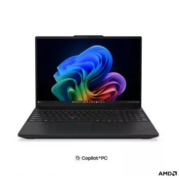 Lenovo ThinkPad T16 G5 AMD zakelijke laptop, 16 inch WUXGA IPS, AMD Ryzen AI 5 PRO 440, 16GB DDR5, 512GB SSD, AMD Radeon 840M, Windows 11 Pro, zwart, Nordic-toetsenbord
