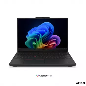 Lenovo ThinkPad T16 G5 AMD 16 inch WUXGA IPS laptop, AMD Ryzen AI 5 PRO 440, 16GB DDR5, 512GB SSD, AMD Radeon 840M, Windows 11 Pro, zwart