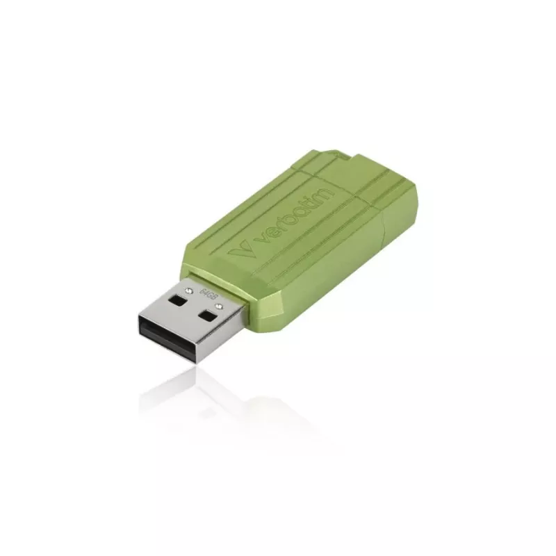 Verbatim Store n Go Pinstripe USB 2.0 eucalyptus groen 64GB USB-stick