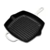 Le Creuset Signature vierkante grillpan 26cm Meringue