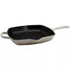 Le Creuset Signature vierkante grillpan 26cm Meringue