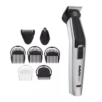 BaByliss 8-in-1 titanium zilver, zwart nikkel-metaalhydride (NiMH)