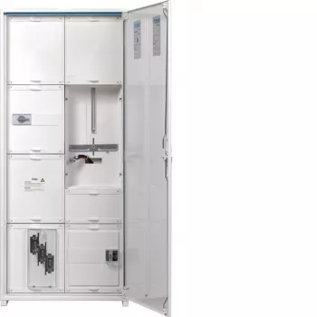 Hager universN FP82W5N transformator-/meterkast 1250x550x205mm 1 meterveld APZ NAR NH00 SUT