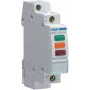 HAGER SVN129 signaallamp, 230V AC, 3 x LED rood+groen+oranje, DIN-rail