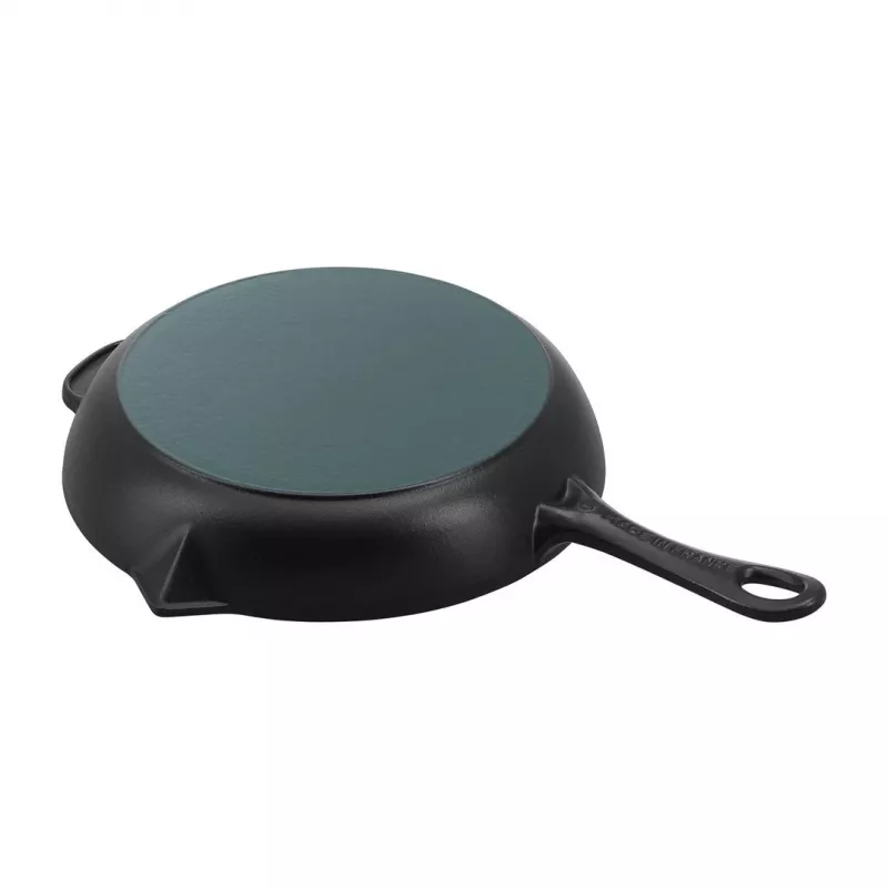 Staub gietijzeren pan met metalen greep - 26 cm, zwart