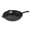 Staub gietijzeren pan met metalen greep - 26 cm, zwart