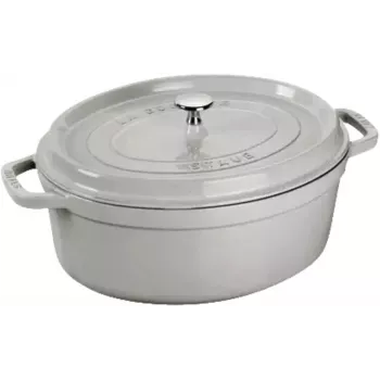 STAUB LA COCOTTE gietijzeren braadpan ovaal 3,2 L, truffelgrijs