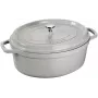 STAUB LA COCOTTE gietijzeren braadpan ovaal 3,2 L, truffelgrijs