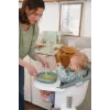 Beaba siliconen baby-voedingsset met zuigvoet - saliegroen (913603)