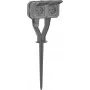 Legrand 069759L Plexo New Garden Power Post 2-voudig voorbedrade Schuko-stopcontact IP44 leigrijs