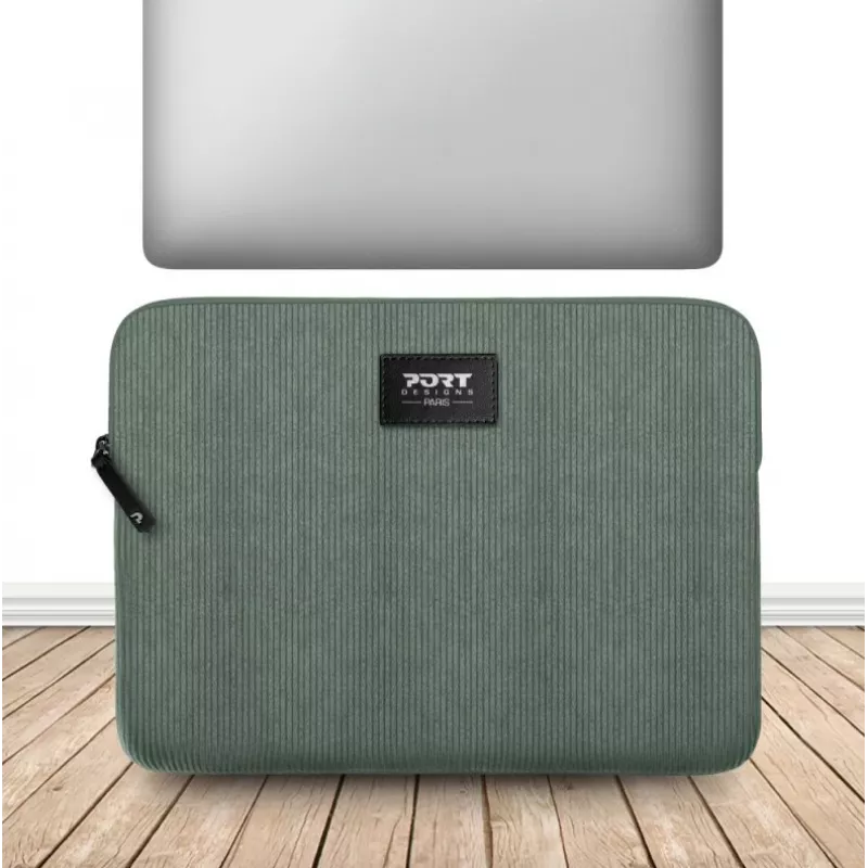 PORT DESIGNS MILANO II ECO Laptophoes 13/14 inch olijfgroen