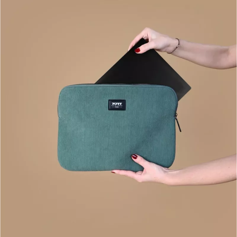 PORT DESIGNS MILANO II ECO Laptophoes 13/14 inch olijfgroen