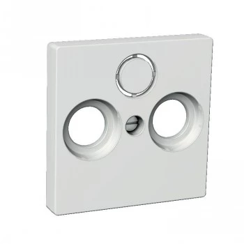 Schneider Electric Unica Centraalplaat R+TV+SAT Wit