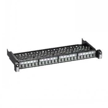 Schneider Electric Actassi S1 Netwerk-Patchpanel 24xRJ45 STP Cat6A 1U Wit