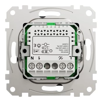 Schneider Electric Multiwire draaiknop LED-dimmer 200W antraciet