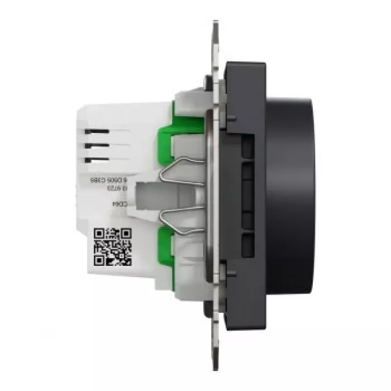 Schneider Electric Multiwire draaiknop LED-dimmer 200W antraciet