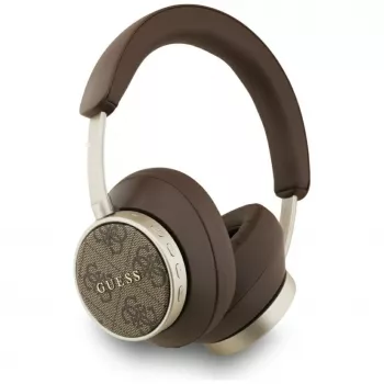 Guess Bluetooth 4G Classic Logo draadloze on-ear koptelefoon - bruin
