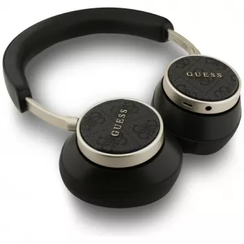 Guess 4G Classic Logo draadloze on-ear Bluetooth-koptelefoon - zwart