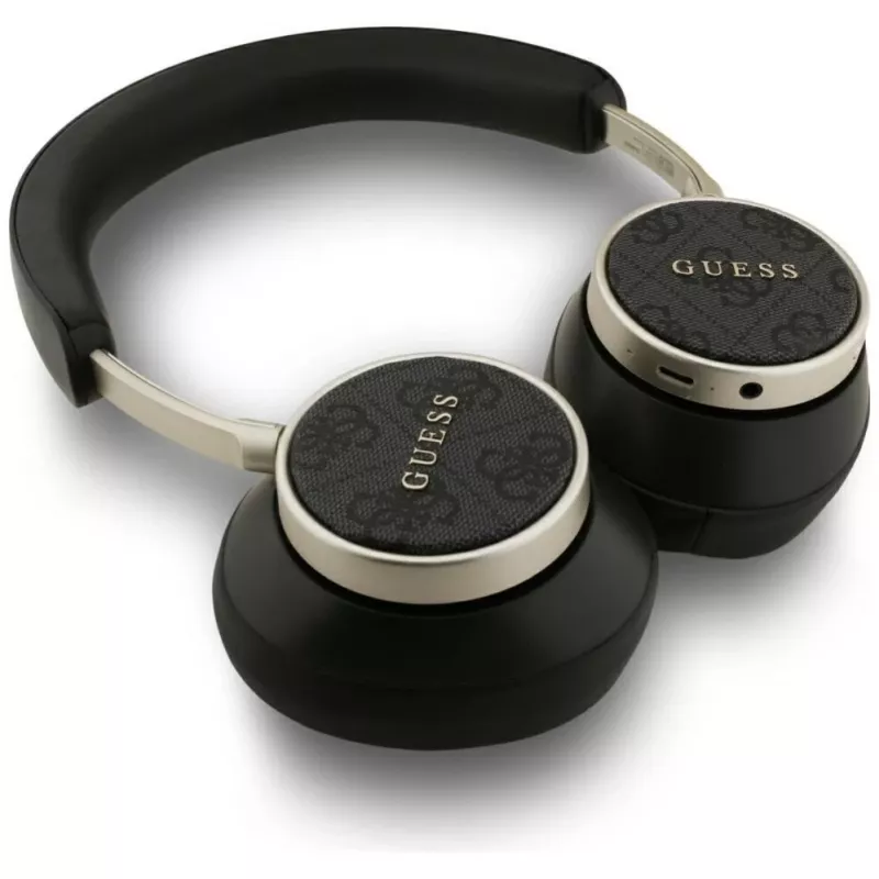 Guess 4G Classic Logo draadloze on-ear Bluetooth-koptelefoon - zwart