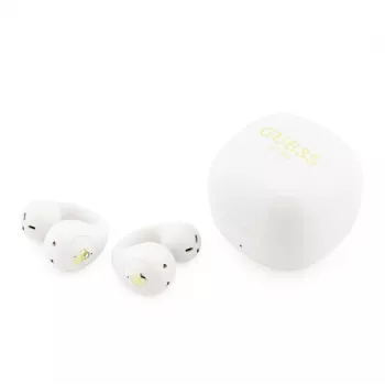 GUESS Mini Classic open-ear True Wireless oordopjes - wit