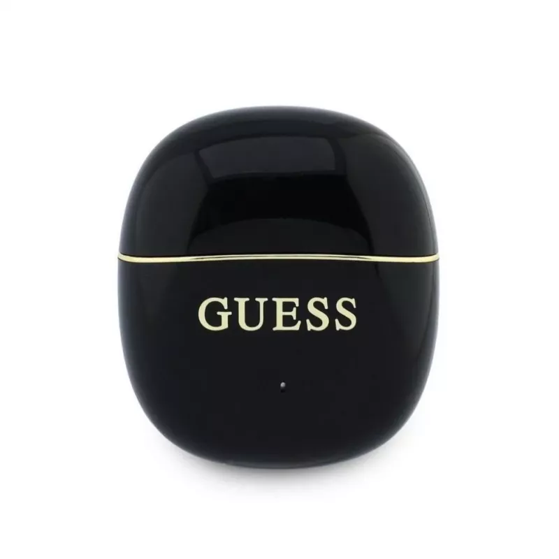 GUESS Glossy Gold Line Classic TWS oordopjes zwart