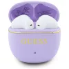 GUESS Glossy Gold Line Classic TWS oordopjes - lila
