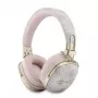 Guess over-ear Bluetooth-koptelefoon met ENC, Metal 4G Script Logo, zwart