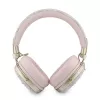 Guess over-ear Bluetooth-koptelefoon ENC Metal 4G Script Logo roze