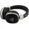 Guess over-ear Bluetooth-koptelefoon met ENC, metallic gekorreld driehoeklogo, zwart