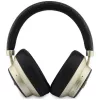 Guess GUE005456 Bluetooth over-ear koptelefoon met ENC, 4G Gold Script Metal, zwart