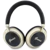Guess GUE005456 Bluetooth over-ear koptelefoon met ENC, 4G Gold Script Metal, zwart