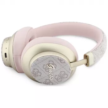 Guess GUE005458 over-ear Bluetooth-koptelefoon met ENC, roze