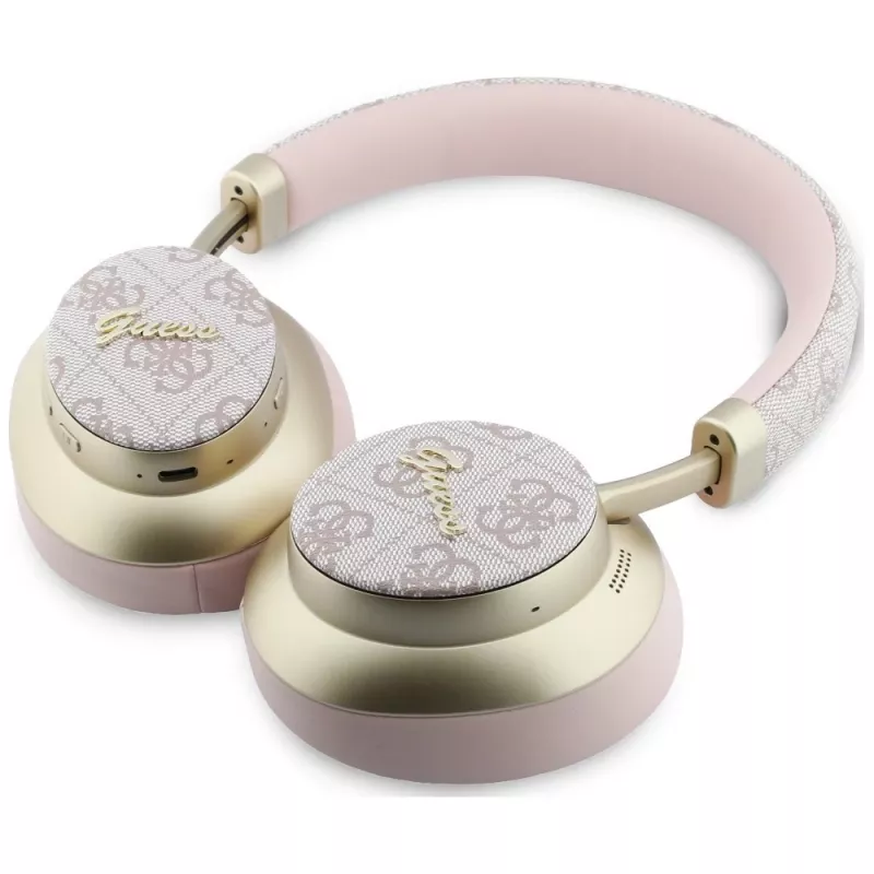 Guess GUE005458 over-ear Bluetooth-koptelefoon met ENC, roze