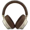 Guess GUE005457 over-ear Bluetooth-koptelefoon met ENC, bruin, Gold Script Metal design