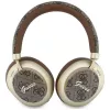 Guess GUE005457 over-ear Bluetooth-koptelefoon met ENC, bruin, Gold Script Metal design