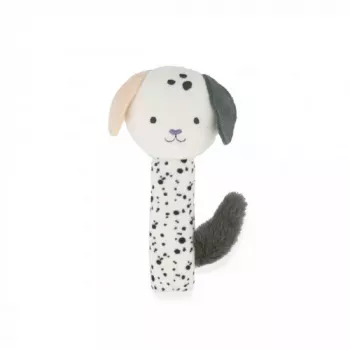 Kaloo Stimuli zacht rammelspeelgoed met veilige spiegel - puppy