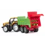 SIKU Blister JCB met Strautmann universele strooier - schaal 1:87 spuitgiet modelset