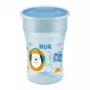 NUK Magic Cup 230ml trainingsbeker blauw 360° drinkrand