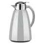 EMSA CAMPO thermoskan, 1 liter, lichtgrijs/rvs, Quick-Tip sluiting