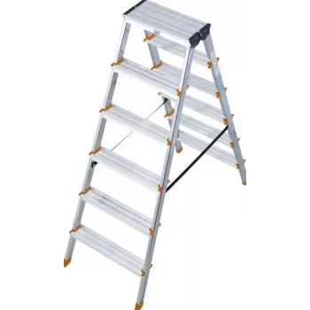 Krause Dopplo dubbelzijdige trap 2x6 treden 120427