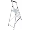 Krause SOLIDY 1x5 126238 eenzijdige trap, 5 treden, aluminium, 150 kg draagvermogen