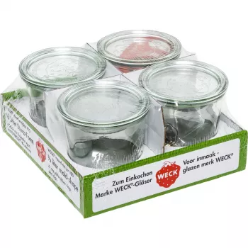 WECK inmaakglas 0,5L set met 4 stuks