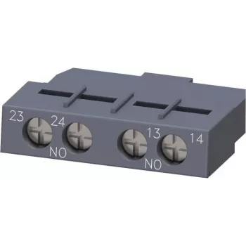 Siemens SIRIUS 3RV2 hulpschakelaarblok 3RV2901-1F, 1NO+1NC, schroefaansluiting, dwarssmontage