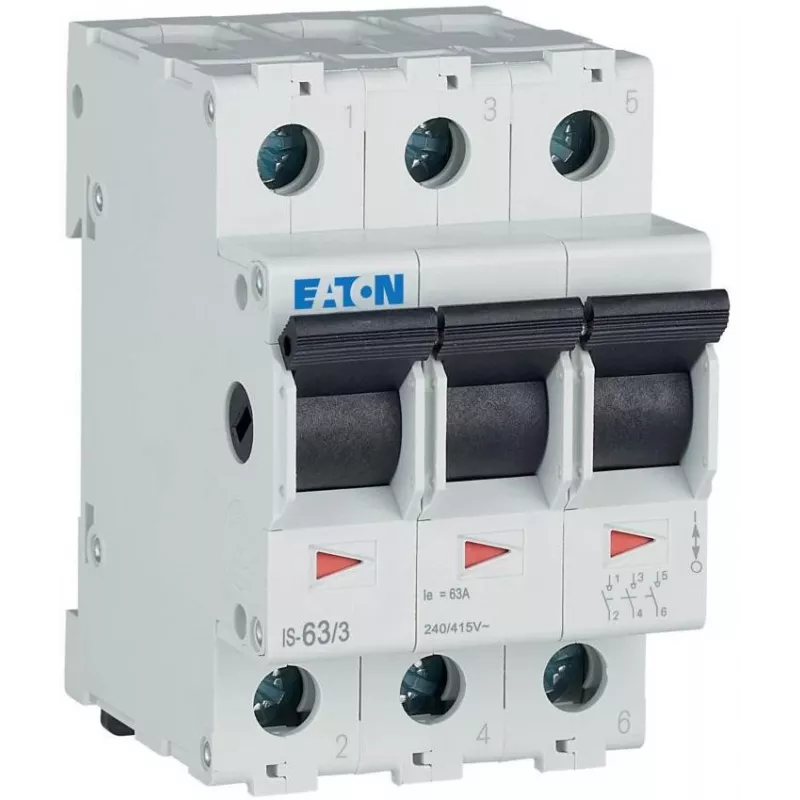 Eaton hoofdschakelaar grijs 3-polig 63A 230V/AC, 415V/AC 276276